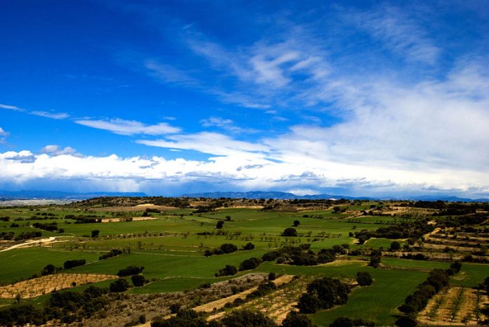 Una fotografía de la comarca del Somontano.